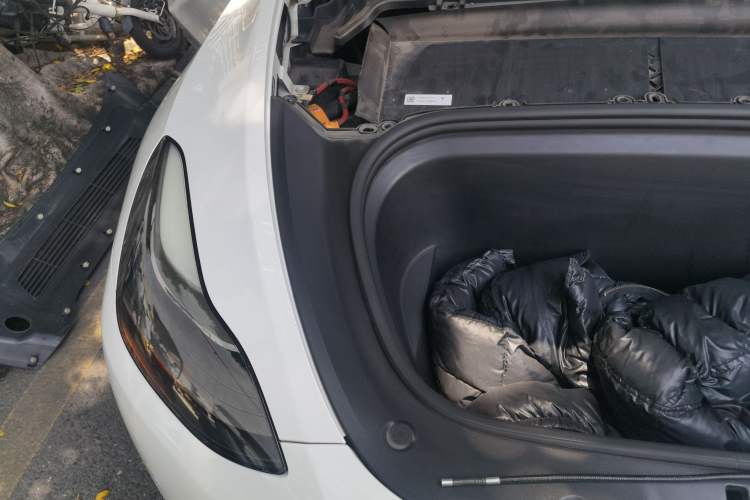Used Tesla Model Y 2021 Long-Range All-Wheel-Drive Version 3D7 Engine Bay Right