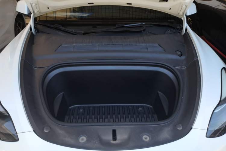 Used Tesla Model Y 2021 Long-Range All-Wheel-Drive Version 3D7 Engine Bay