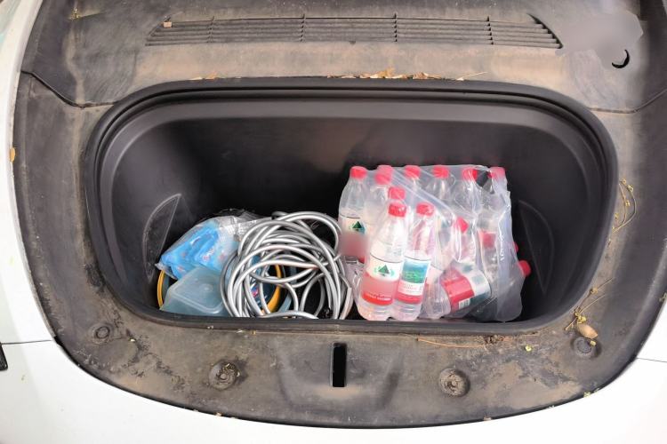 Used Tesla Model Y 2021 Long-Range All-Wheel-Drive Version Engine Bay