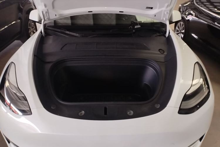 Used Tesla Model Y 2021 Long-Range All-Wheel-Drive Version 3D7 Engine Bay