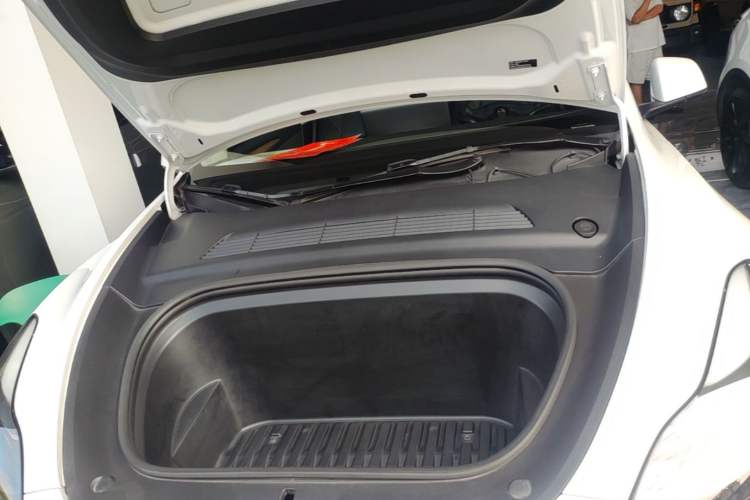 Used Tesla Model Y 2021 Long-Range All-Wheel-Drive Version Engine Bay