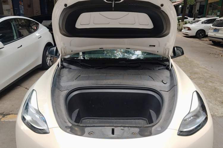 Used Tesla Model Y 2021 Long-Range All-Wheel-Drive Version Engine Bay