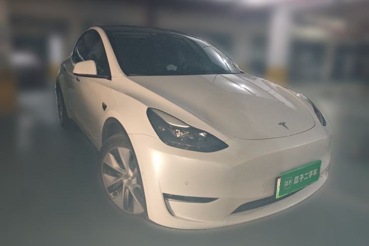 Used Tesla Model Y 2021 Standard Range Rear-Wheel Drive Version Front Right 45 Deg