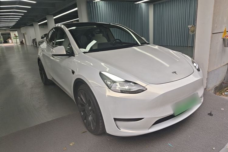 Used Tesla Model Y 2021 Performance High-Performance All-Wheel-Drive Version Front Right 45 Deg