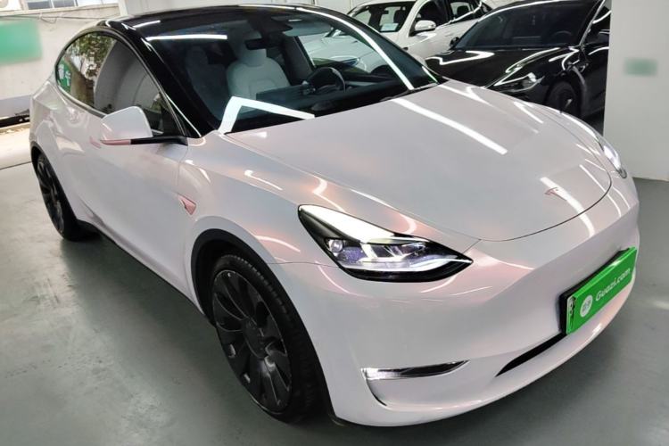 Used Tesla Model Y 2021 Performance High-Performance All-Wheel-Drive Version Front Right 45 Deg