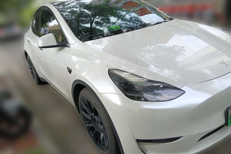 Used Tesla Model Y 2021 Standard Range Rear-Wheel Drive Version Front Right 45 Deg