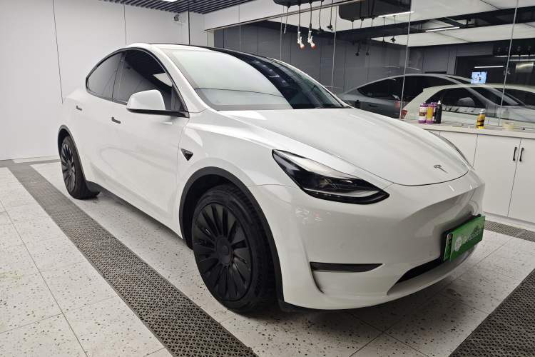 Used Tesla Model Y 2021 Standard Range Rear-Wheel Drive Version Front Right 45 Deg