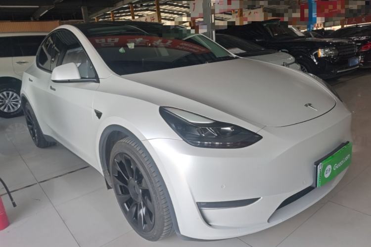Used Tesla Model Y 2021 Long-Range All-Wheel-Drive Version 3D7 Front Right 45 Deg