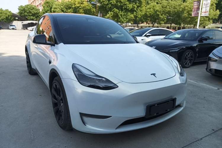 Used Tesla Model Y 2021 Standard Range Rear-Wheel Drive Version Front Right 45 Deg