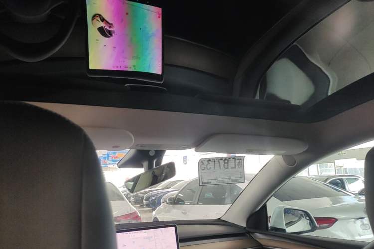 Used Tesla Model Y 2021 Standard Range Rear-Wheel Drive Version Headliner