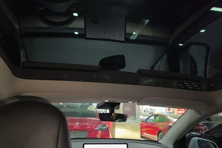 Used Tesla Model Y 2021 Long-Range All-Wheel-Drive Version 3D7 Headliner