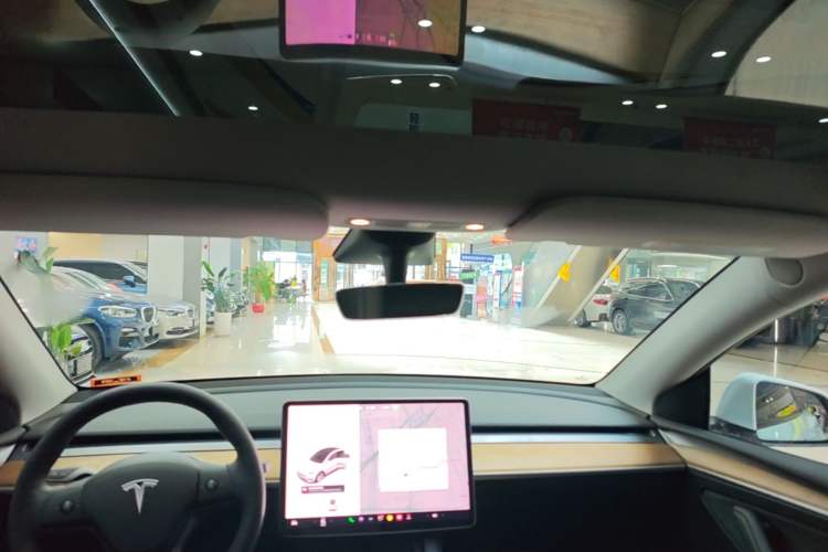 Used Tesla Model Y 2021 Standard Range Rear-Wheel Drive Version Headliner