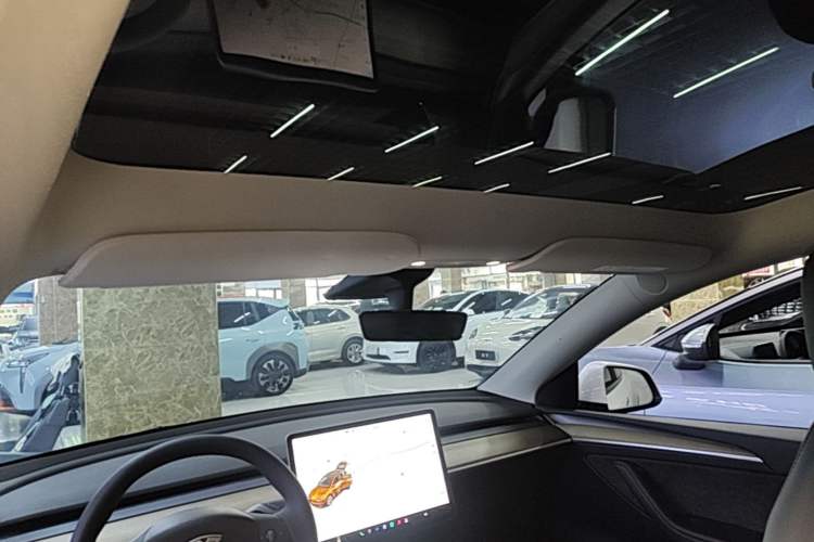 Used Tesla Model Y 2021 Standard Range Rear-Wheel Drive Version Headliner