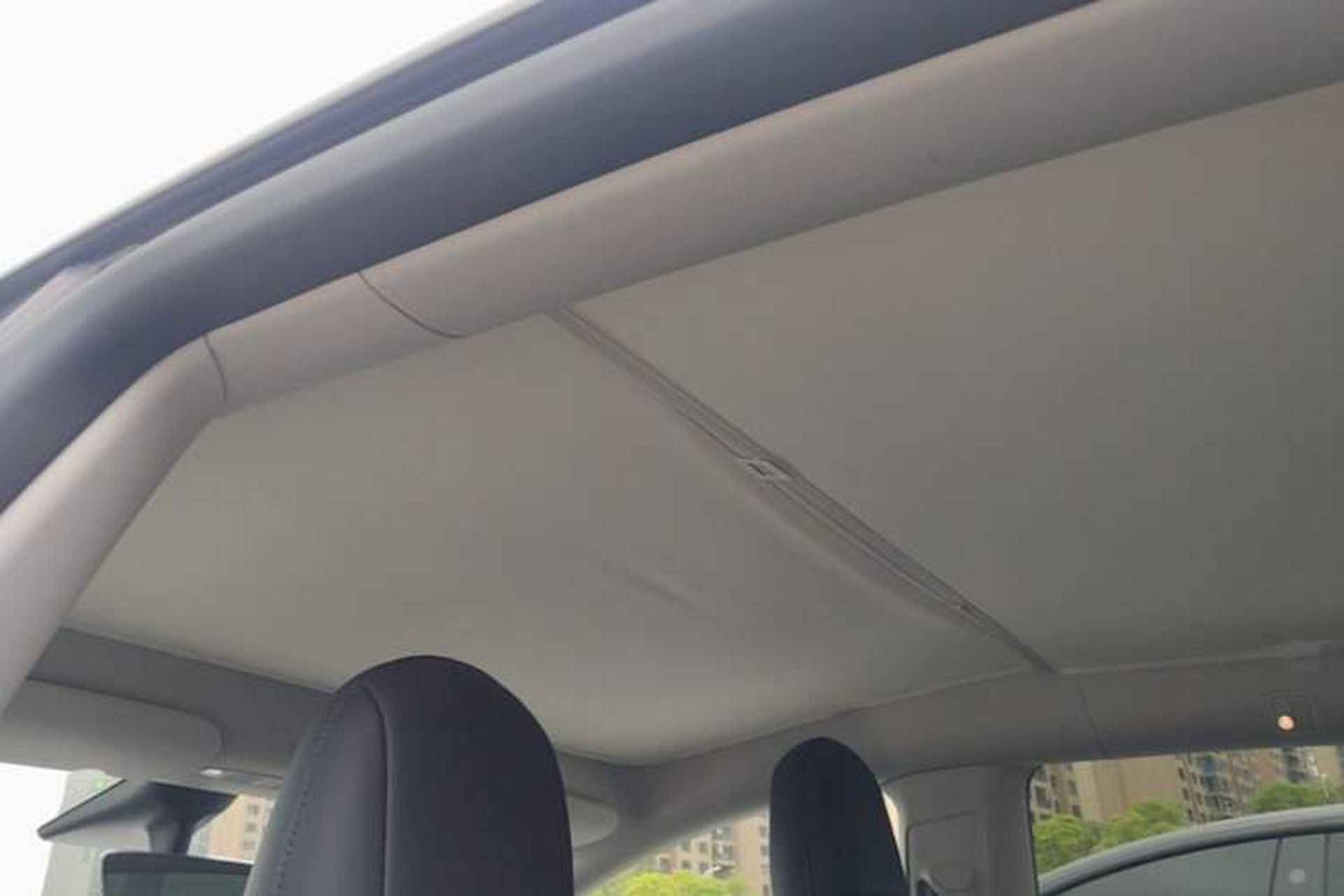 Used Tesla Model Y 2021 Standard Range Rear-Wheel Drive Version Headliner