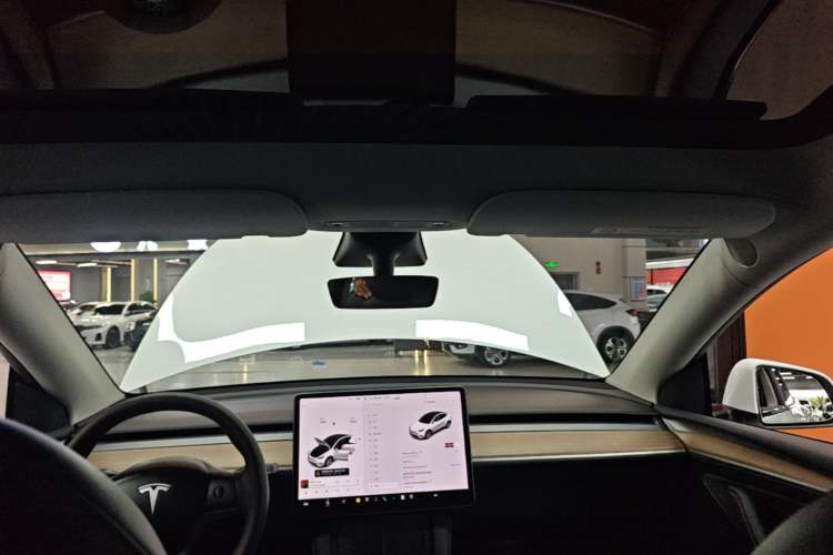 Used Tesla Model Y 2021 Standard Range Rear-Wheel Drive Version Headliner
