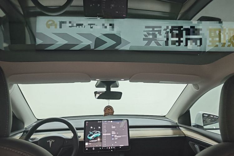 Used Tesla Model Y 2021 Standard Range Rear-Wheel Drive Version Headliner