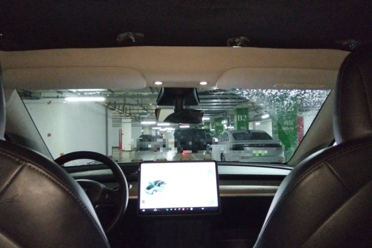Used Tesla Model Y 2021 Long-Range All-Wheel-Drive Version Headliner