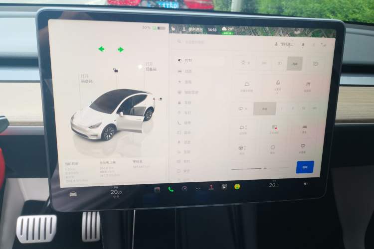 Used Tesla Model Y 2021 Performance High-Performance All-Wheel-Drive Version Instrument Cluster