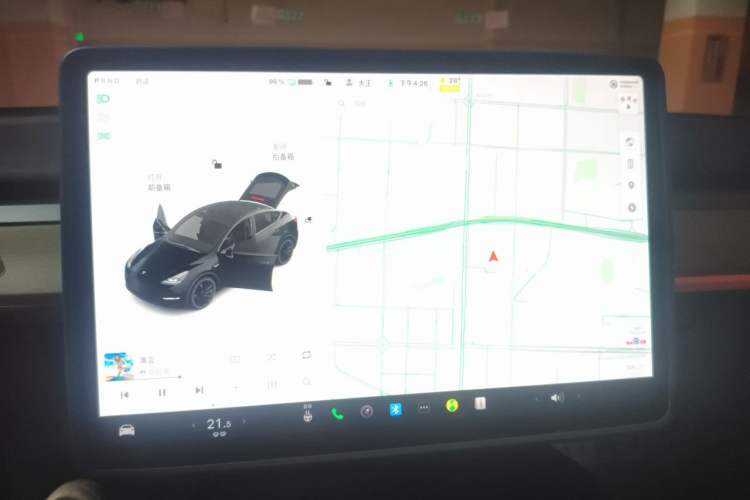 Used Tesla Model Y 2021 Standard Range Rear-Wheel Drive Version Instrument Cluster