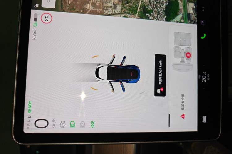 Used Tesla Model Y 2021 Standard Range Rear-Wheel Drive Version Instrument Cluster