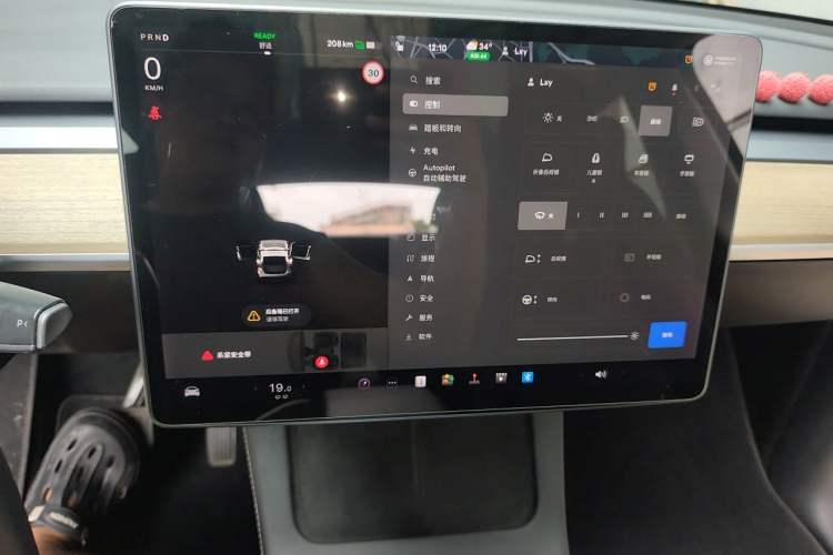 Used Tesla Model Y 2021 Standard Range Rear-Wheel Drive Version Instrument Cluster