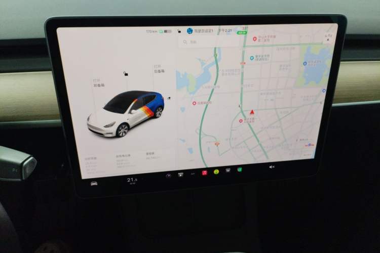 Used Tesla Model Y 2021 Standard Range Rear-Wheel Drive Version Instrument Cluster
