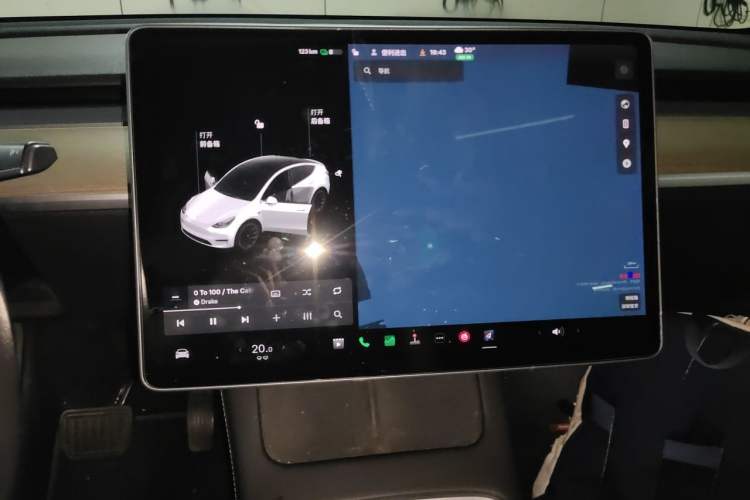 Used Tesla Model Y 2021 Standard Range Rear-Wheel Drive Version Instrument Cluster