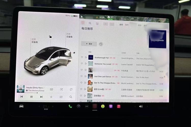 Used Tesla Model Y 2021 Long-Range All-Wheel-Drive Version Interior 15