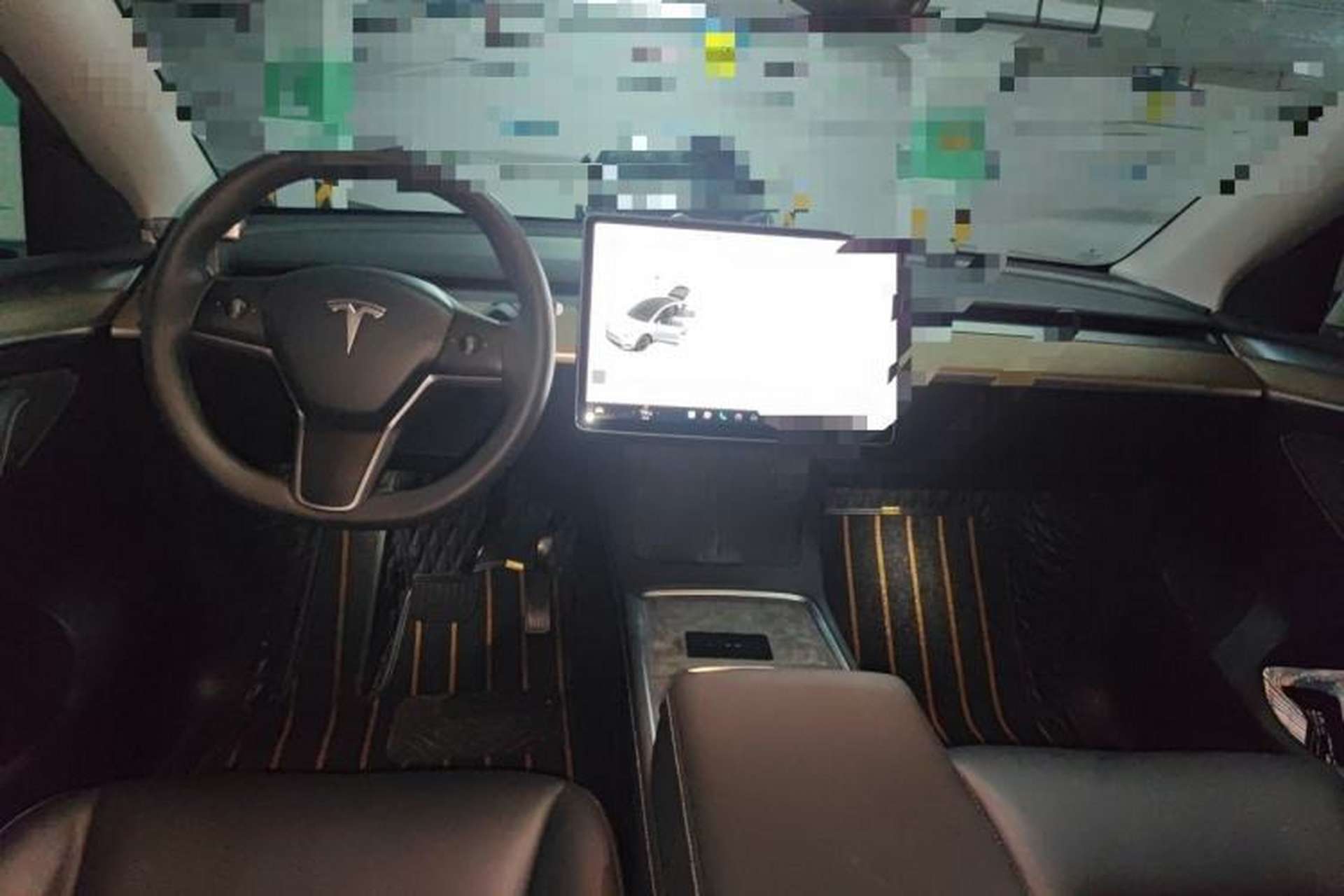 Used Tesla Model Y 2021 Long-Range All-Wheel-Drive Version 3D7 Interior 2