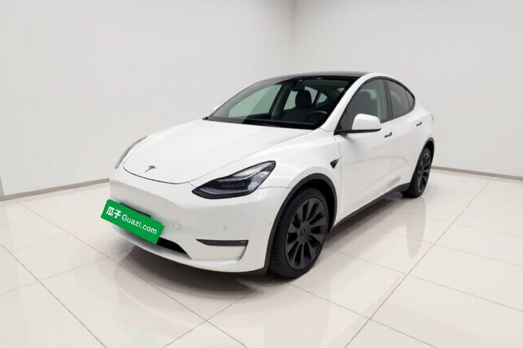 Used Tesla Model Y 2021 Long-Range All-Wheel-Drive Version Guazi used car, China used car export, Used car for sale, Used Tesla cars, Cheapest cars for sale, Electric vehicle, New energy car