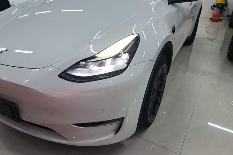 Used Tesla Model Y 2021 Long-Range All-Wheel-Drive Version 3D7 Left Front Headlight