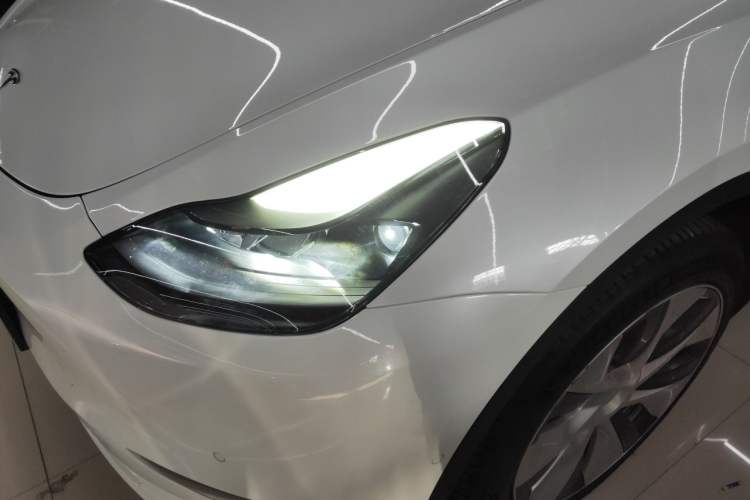Used Tesla Model Y 2021 Revised Version 2 Long-Range All-Wheel-Drive Edition Left Front Headlight