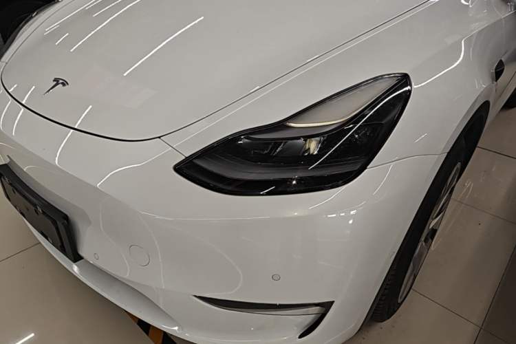 Used Tesla Model Y 2021 Revised Version 2 Long-Range All-Wheel-Drive Edition Left Front Headlight