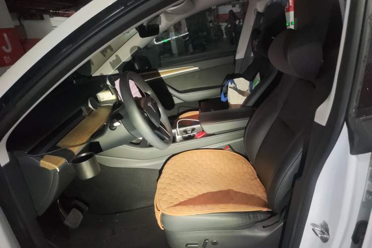 Used Tesla Model Y 2021 Standard Range Rear-Wheel Drive Version Left Front Seat