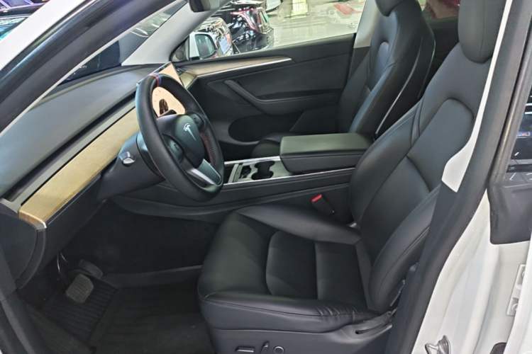 Used Tesla Model Y 2021 Long-Range All-Wheel-Drive Version Left Front Seat