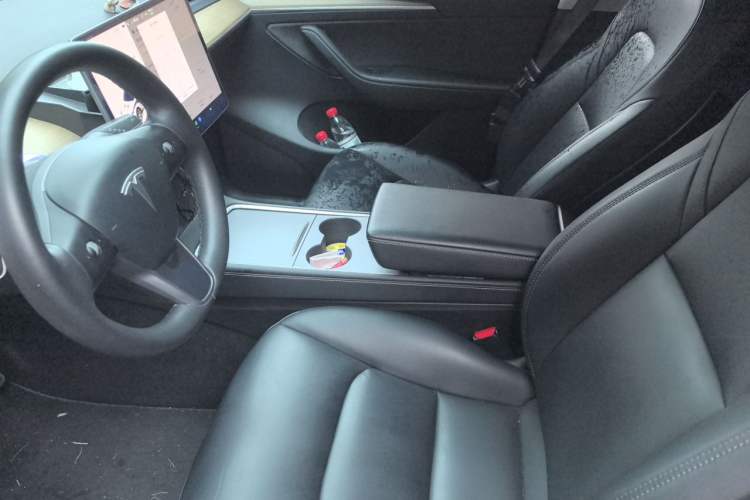 Used Tesla Model Y 2021 Standard Range Rear-Wheel Drive Version Left Front Seat