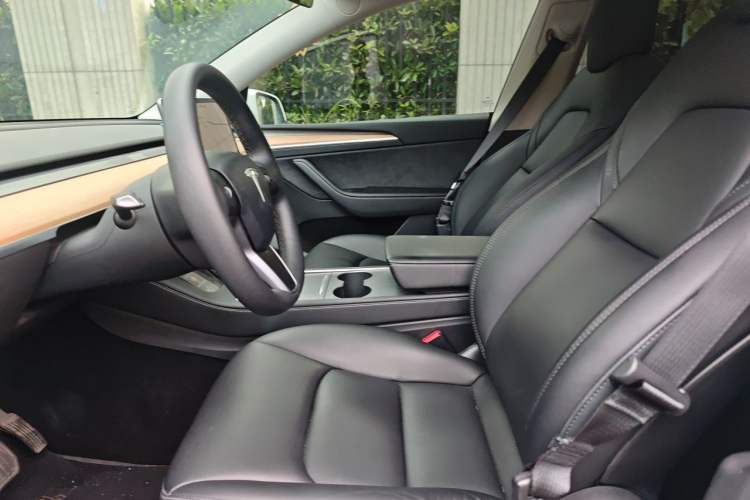 Used Tesla Model Y 2021 Standard Range Rear-Wheel Drive Version Left Front Seat