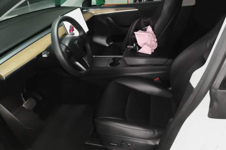 Used Tesla Model Y 2021 Long-Range All-Wheel-Drive Version 3D7 Left Front Seat