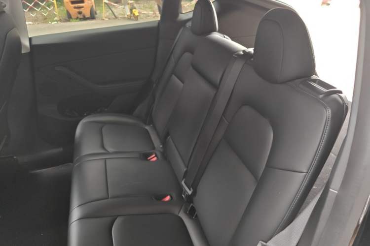 Used Tesla Model Y 2021 Long-Range All-Wheel-Drive Version Left Rear Seat