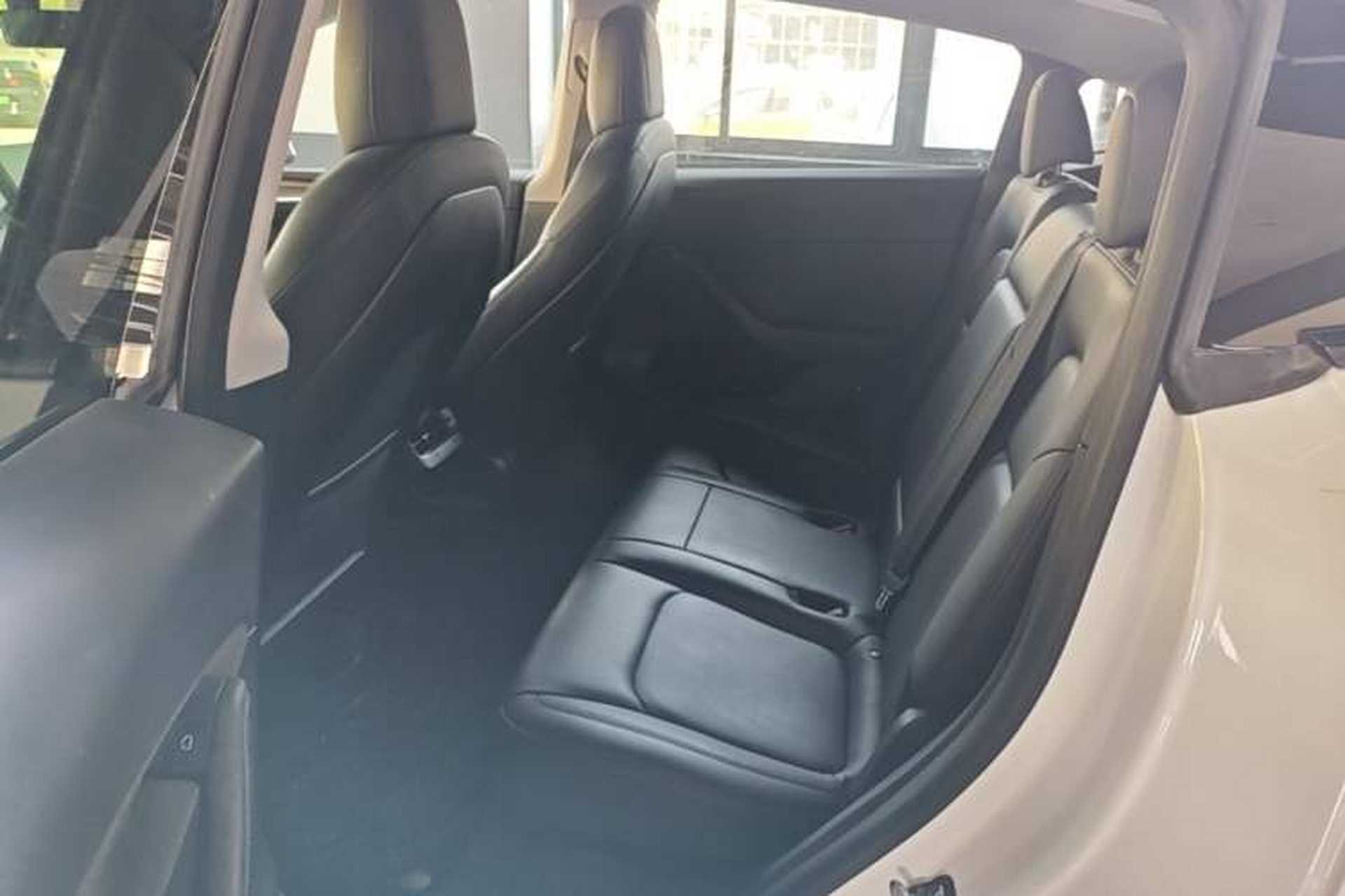 Used Tesla Model Y 2021 Long-Range All-Wheel-Drive Version 3D7 Left Rear Seat