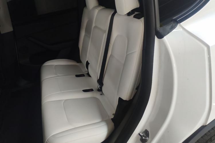 Used Tesla Model Y 2021 Long-Range All-Wheel-Drive Version 3D7 Left Rear Seat