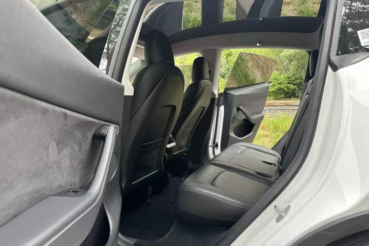 Used Tesla Model Y 2021 Long-Range All-Wheel-Drive Version Left Rear Seat