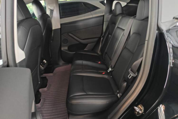 Used Tesla Model Y 2021 Long-Range All-Wheel-Drive Version Left Rear Seat
