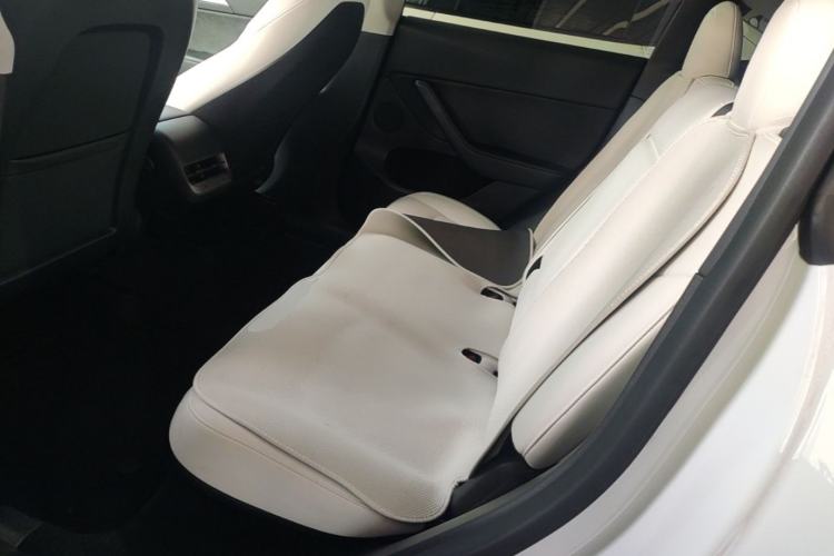 Used Tesla Model Y 2021 Long-Range All-Wheel-Drive Version 3D7 Left Rear Seat