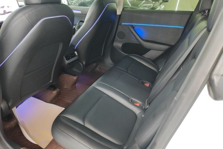 Used Tesla Model Y 2021 Revised Version 2 Long-Range All-Wheel-Drive Edition Left Rear Seat