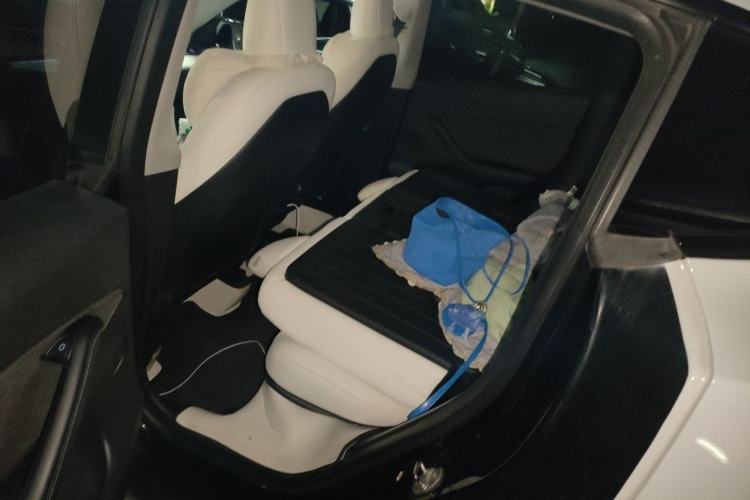 Used Tesla Model Y 2021 Standard Range Rear-Wheel Drive Version Left Rear Seat