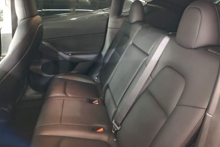 Used Tesla Model Y 2021 Long-Range All-Wheel-Drive Version 3D7 Left Rear Seat