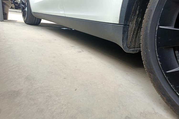 Used Tesla Model Y 2021 Revised Version 2 Long-Range All-Wheel-Drive Edition Left Side Sill