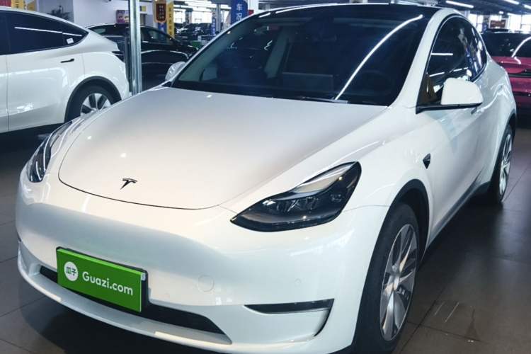 Used Tesla Model Y 2021 Long-Range All-Wheel-Drive Version Guazi used car, China used car export, Used car for sale, Used Tesla cars, Cheapest cars for sale, Electric vehicle, New energy car