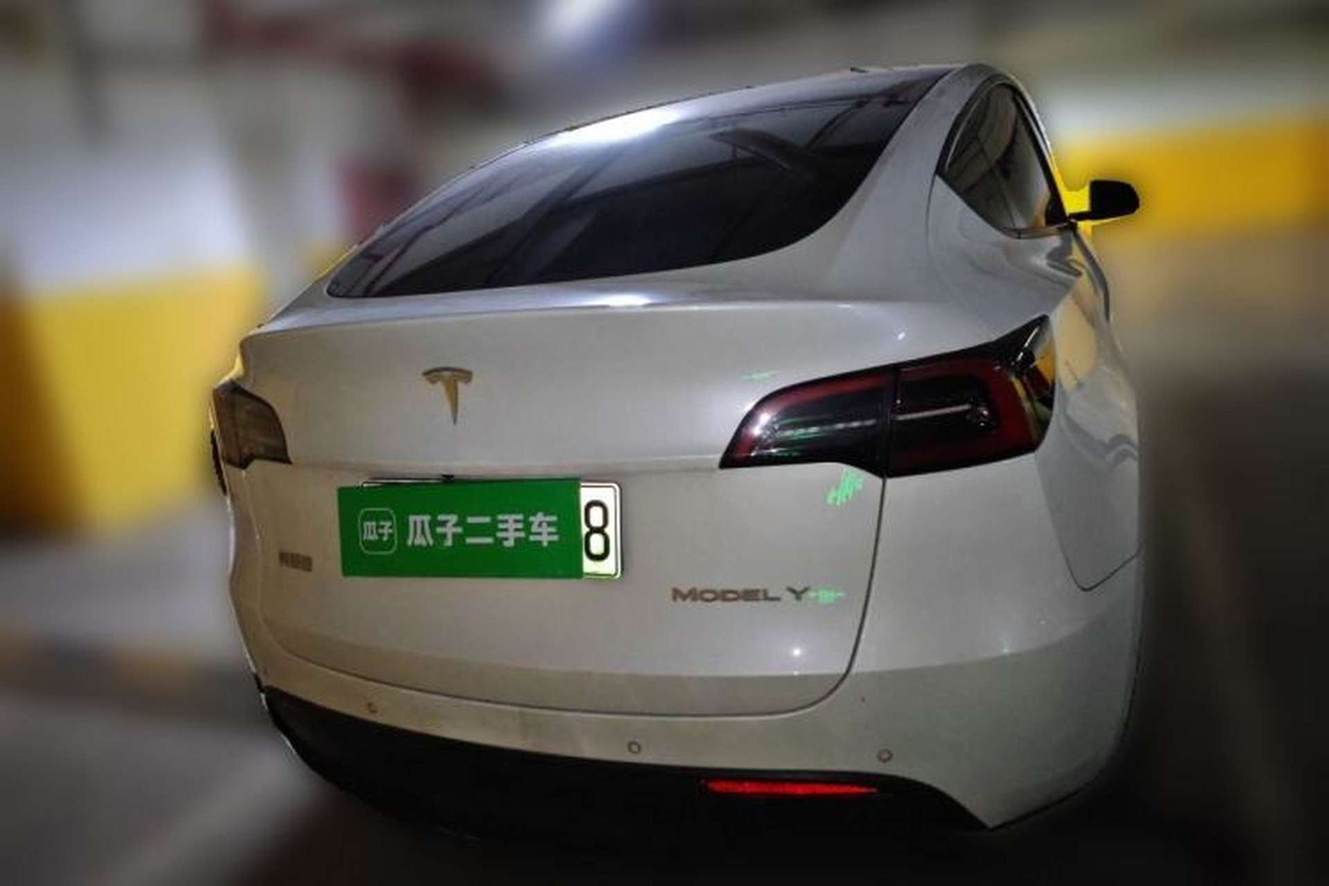 Used Tesla Model Y 2021 Long-Range All-Wheel-Drive Version Rear